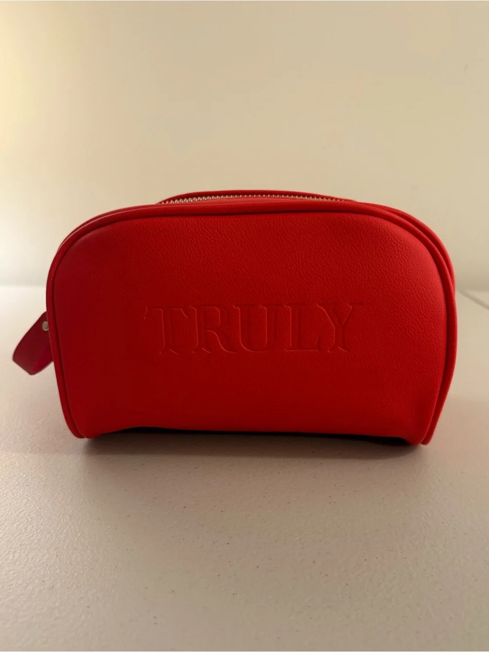 TRULY Signature Makeup/Toiletry Case in ‘Candy Apple Red - *NWOT*